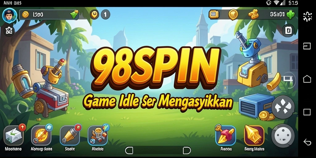 Tampilan gameplay seru dalam 98SPIN yang mengasyikkan.