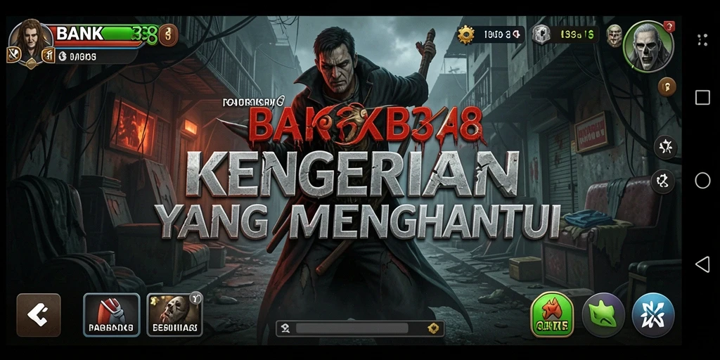 Gameplay menegangkan dari BANK338 di tengah kegelapan.
