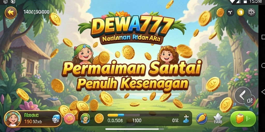 Tangkapan layar utama DEWA777 menunjukkan aksi gameplay yang seru dan penuh warna.