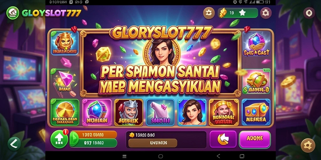 Tampilan gameplay GLORYSLOT777 yang seru dan mengasyikkan.