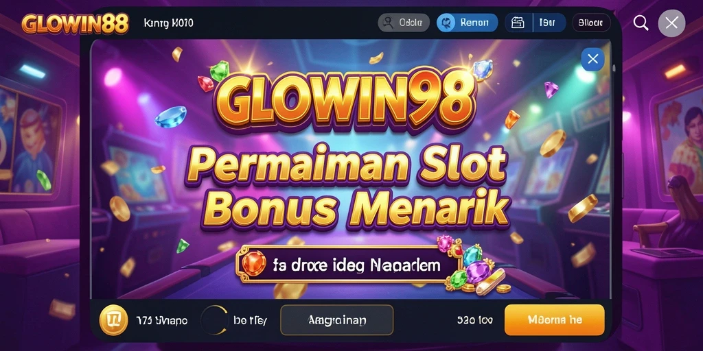 Tampilan gameplay GLOWIN88 yang mengasyikkan dan penuh warna.