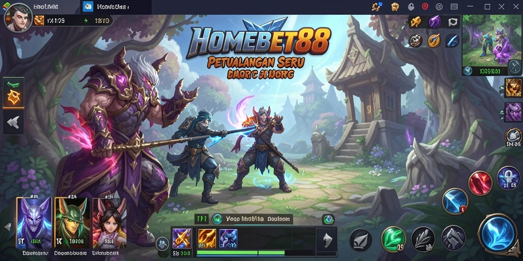 Tampilan Gameplay Menarik dari HOMEBET88 dalam Dunia MMORPG