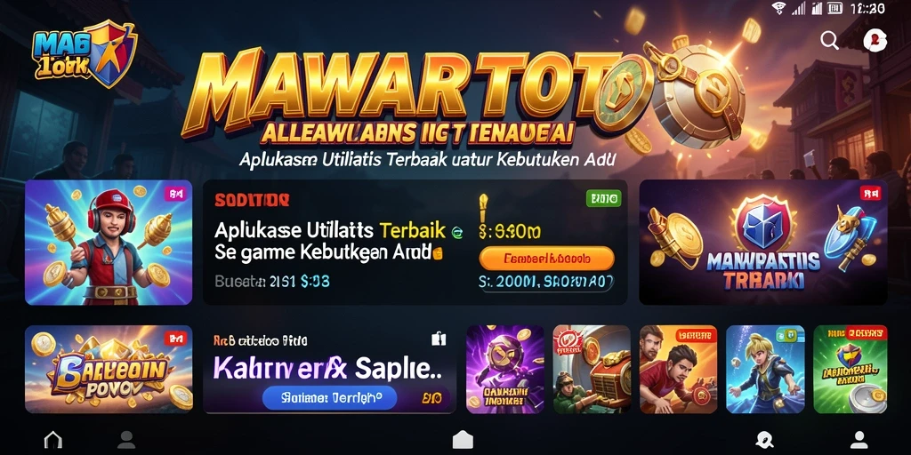 Tangkapan layar MAWARTOTO menampilkan antarmuka pengguna yang intuitif.
