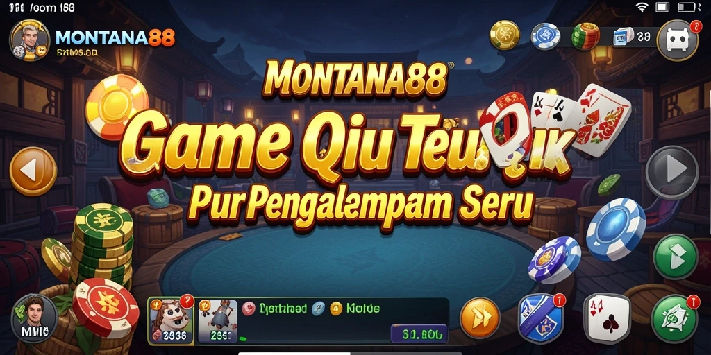 Screenshot gameplay QiuQiu MONTANA88 yang mengasyikkan.