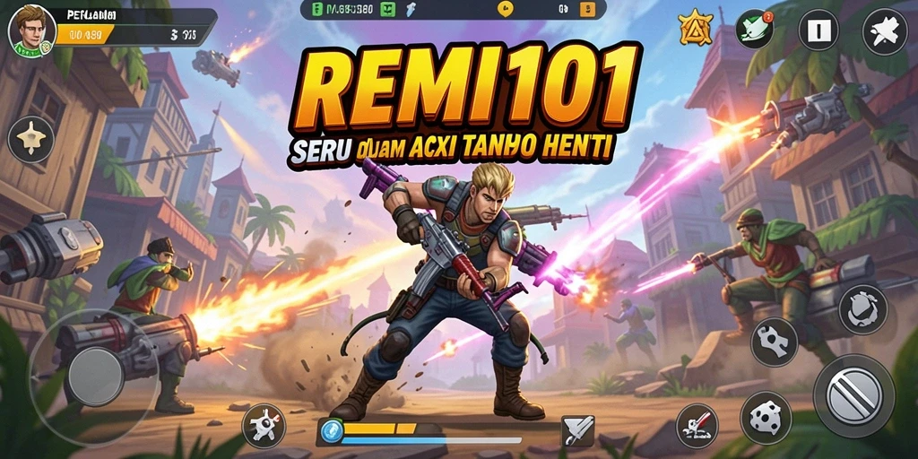 Tampilan seru dari gameplay <strong>REMI101</strong> yang penuh aksi dan tantangan.