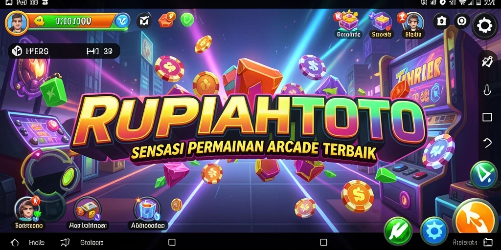 Tangkapan layar RUPIAHTOTO menunjukkan gameplay yang seru dan menghibur.