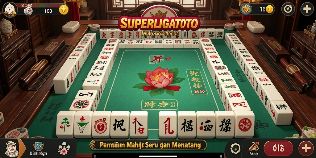 Tampilan gameplay SUPERLIGATOTO yang seru dan interaktif.