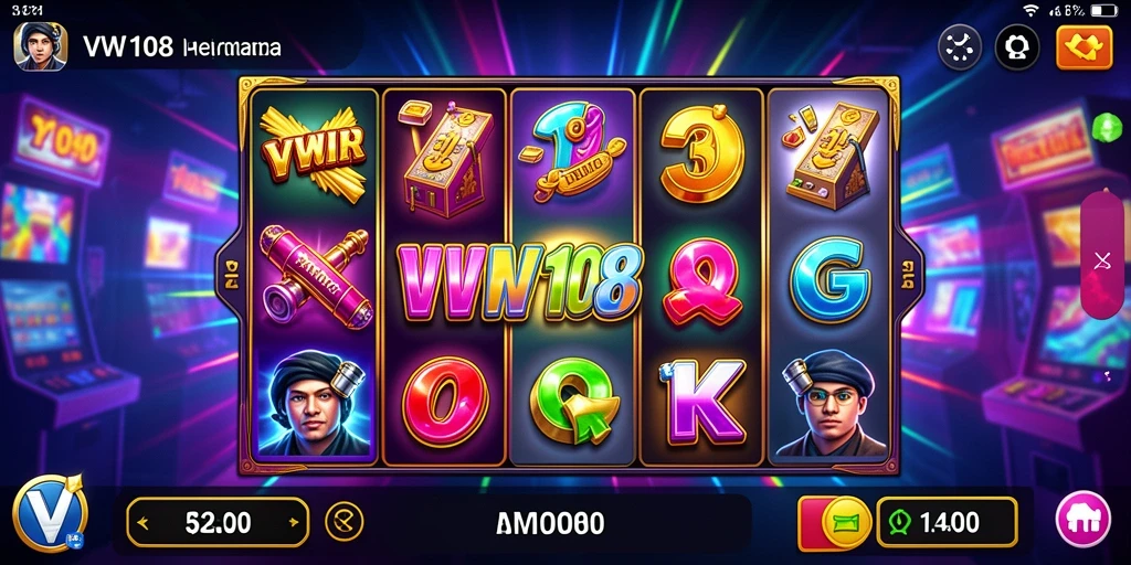 Tampilan menarik dari gameplay slot VW108 yang seru dan penuh warna.