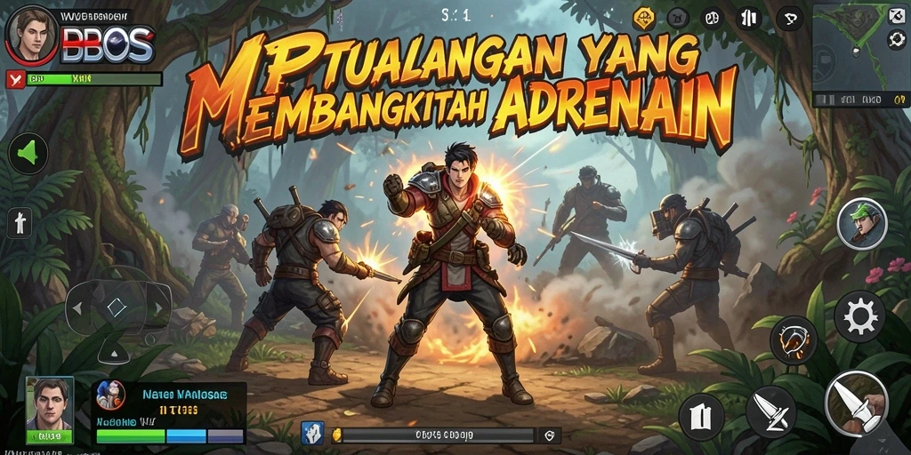 Tangkapan layar menunjukkan gameplay petualangan yang mendebarkan.