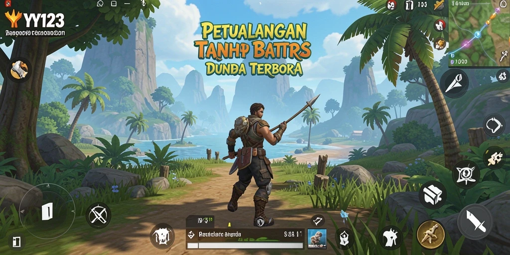Gameplay YY123 yang memukau dalam dunia terbuka.
